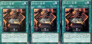 遊戯王 ノーマル 魔法 3枚セット 紫炎の道場 EXVC