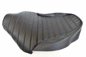 縫製済 CB223S シート 生地 レザー カバー 黒 防水タックロール HONDA seat cover vinyl leather water proof tuckroll 未使用