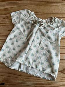  Bonpoint cotton linen blouse size 3