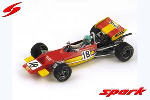 ■スパークモデル 1/43 1971 ロータス69 #18 R.ウィセル ポーGP優勝