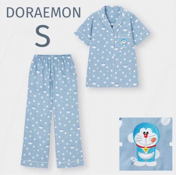 GU パジャマ(半袖&ロングパンツ) DORAEMON S