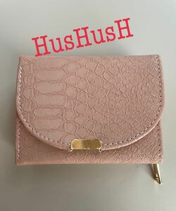 三つ折りミニ財布　　HusHusH （ハッシュアッシュ）