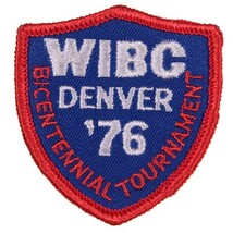 JA40 70s WIBC DENVER '76 BICENTENNIAL TOURNAMENT ボウリング ワッペン パッチ ロゴ エンブレム アメリカ 米国 USA 輸入雑貨_画像1