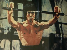 大判 約84cm×約59cm 当時物 ブルース・リー Bruce Lee 木製パネル フォトパネル ポスター 検索 李小龍 レトロ 映画 ビンテージ_画像7