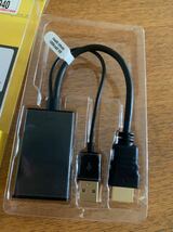 未使用品 サンワサプライ HDMI→DisplayPort 変換アダプタ_画像4