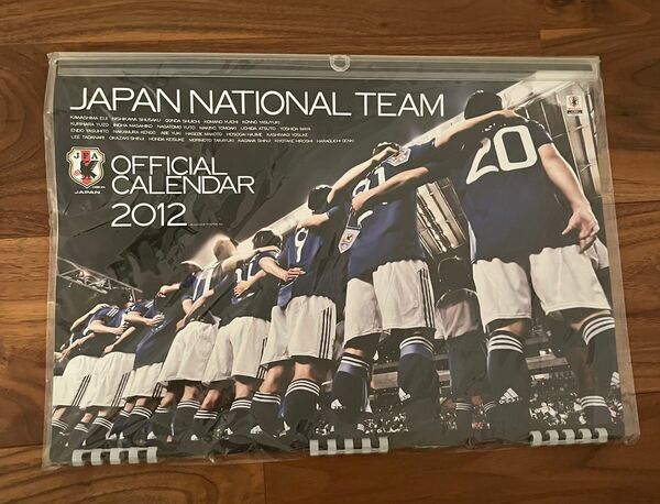 2012☆ 壁掛けカレンダー☆サッカー日本代☆オフィシャルカレンダー