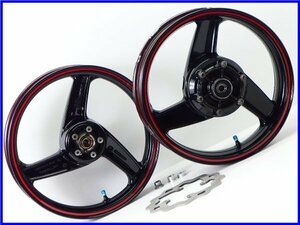 《W3》良品♪1997年 GPz900R 17inch×4.50J 流用リアホイール & 同色フロントホイール♪GALFER リアディスク付♪GPz750R♪