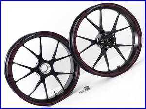 * {W3} superior article! Hypermotard 1100S original Marchesini aluminium forged wheel rom and rear (before and after) set!