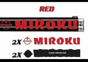 MIROKU decal ]mirok factory 15x2cm 2 sheets [ red ].. gun life ru hunting .. shooting hunting ...A-Bolt X-Bolt MSS20