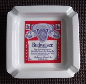 バドワイザー Budweiser　灰皿　メラミン　プラスチック　　長期自宅保管品