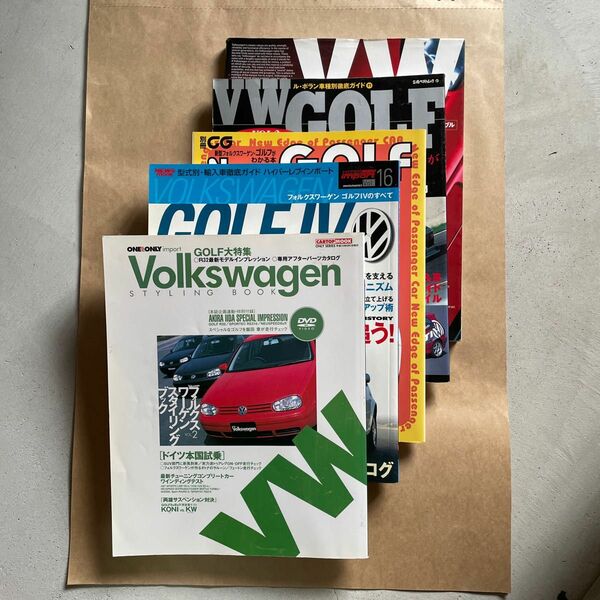 VW GOLF Ⅳ 関連書物　5冊