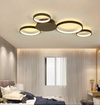 品質保証■LEDシーリングライト リビング照明 寝室照明 天井照明 ミッキー型 北欧風 オシャレ 4輪 LED対応_画像2