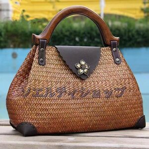  shop manager special selection *. worker handmade rattan compilation . handbag skill case . flight . shopping basket 