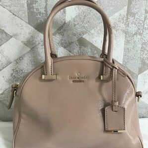 【良品】kate spade PXRU5135 2WAY ハンドバッグ ショルダ 2way ハンドバッグ