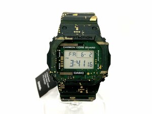 【新品】 CASIO (カシオ) G-SHOCK 5600シリーズ カーボンコアガード デジタル 腕時計 DWE-5600CC-3 ブラック×グリーン メンズ/028