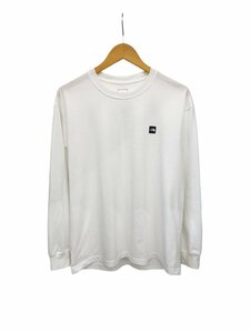 THE NORTH FACE (ザノースフェイス) スモールボックスロゴTシャツ 長袖 ワンポイントロゴ NT32342 XL ホワイト メンズ/078