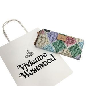 ○★新品 未使用 vivienne westwood SUMMER HARLEQUIN ラウンド 長財布 