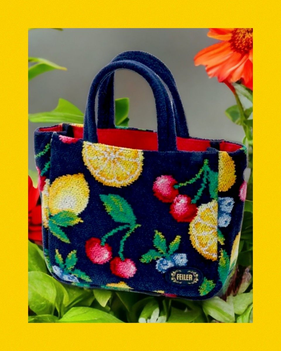 フェイラー ラブラリー キャッツ トートバッグ FEILER ミニバッグ