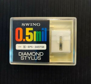 SWING 0.5mil N-EPS-24STSD Diamond Stylus ナショナルQ レコード針 交換針 未使用