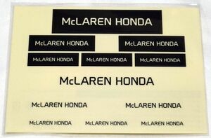 ステッカー　マクラーレン・ホンダ　2016年　McLaren HONDA　F1　ホンダコムテック