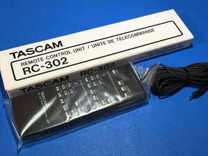 送料無料 未使用 TASCAM Wカセット ワイヤードリモコン RC-302 安心の保証有 (管理No T-230)