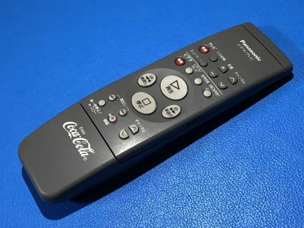 送料無料 中古 美品 Panasonic パナソニック ビデオ/テレビ リモコン VEQ1929 除菌 清掃済 安心の保証有 (管理No T-164)