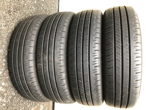 バリ山ラジアル 155/65R14 DUNLOP ENASAVE EC300+ ダンロップ エナセーブ 4本ムーヴタントコンテスペーシアデイズルークスミライースWAGON