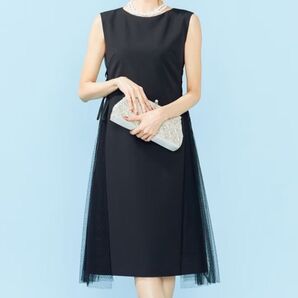 組曲【PRIERxPANORMOコラボ】サイドチュールレースアップワンピース新品