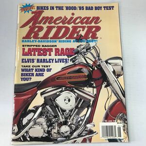 【中古本】ヴィンテージ American RIDER アメリカンライダー MAY/JUNE 1995 HARLEY-DAVIDSON ハーレーダビッドソン 洋書