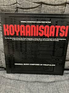 即決/Philip glass / KOYAANISQUATSI/コヤニスカッティ (1982) フィリップ・グラス 国内盤LP PO 25S-178 帯無し