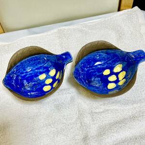 【未使用品】お魚　お皿　セット　ペア お椀