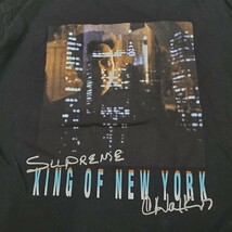 19ss supreme シュプリーム Christopher Walken King Of New York Tee Tシャツ ブラック サイズ M_画像3