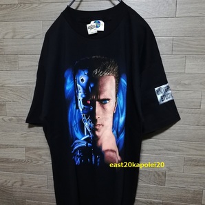 TERMINATOR 2 ターミネーター T2 UNIVERSAL STUDIOS ユニバーサルスタジオ USA製 Tシャツ XL size 黒 ブラック 新品 未使用 90s ビンテージの画像3