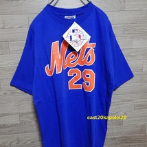 【訳有】 MLB ニューヨーク メッツ 吉井理人 ＃29 ユニフォーム Tシャツ L size 未使用 ヴィンテージ 90s Majestic 吉井監督 千葉ロッテ_画像5