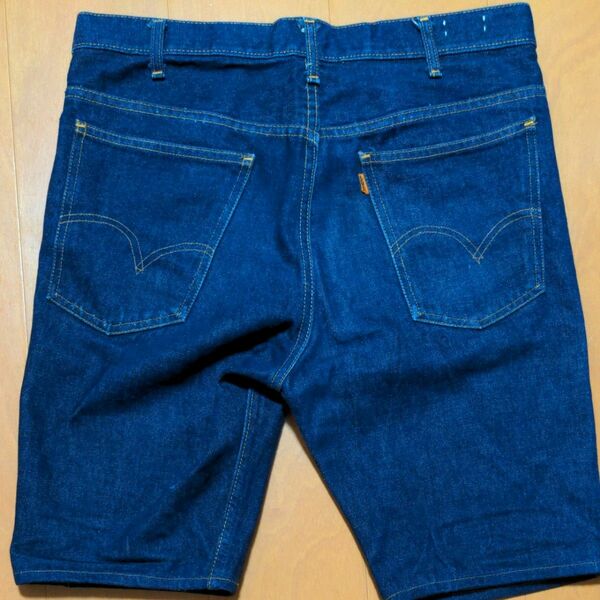 60s 70s levis 606 ビッグE USA製 ボタン裏8 42TALON BIGE ショーツ