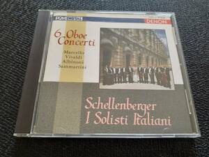 J6429【CD】シェレンベルガー、イタリア合奏団 / イタリア・バロック・オーボエ協奏曲集