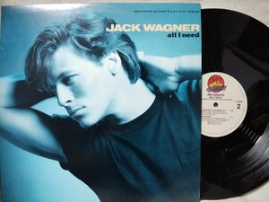 ★★JACK WAGNER ALL I NEED★US盤★ アナログ盤 [2777TPR