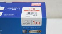 【未開封品】 IO DATA アイ・オー・データ HDCZ-UT1KB ブラック 外付ハードディスク 録画用 PC TV用 1TB 000Y835_画像2