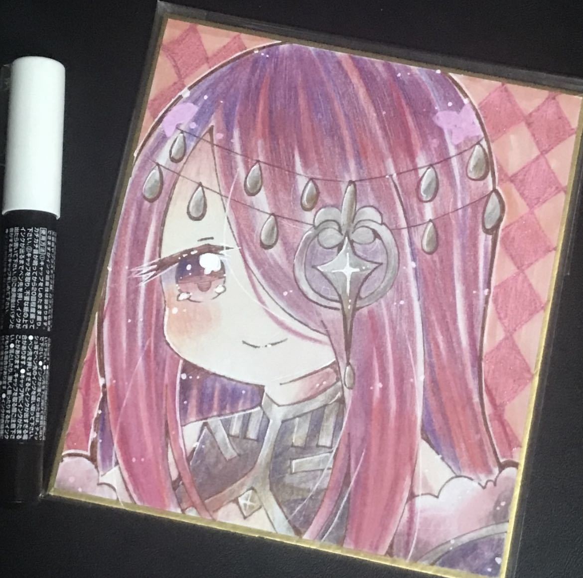 Handgezeichnete Illustration Doujinshi-Farbpapier Re:Zero Sekhmet handgezeichnetes Originalbild, Comics, Anime-Waren, handgezeichnete Illustration