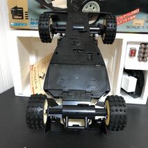 ◎ラジオコントロール エアロクェーサー4WD ウェーブハンターシリーズ ヨネザワ ラジコン 1/12 日本製 レトロ 玩具 おもちゃ (通電確認済)_画像4