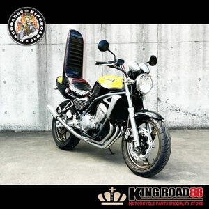 【全国送料無料■期間限定 】カワサキ / バリオスⅠ型 / ZR250A ☆ 3段シート / エナメル / ブラック パイピングレッド / 三段シート