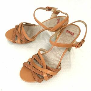 カンペール/camper★アンクルストラップサンダル【35/22.5/オレンジ/ORANGE】Shoes/sandal◆Q-174