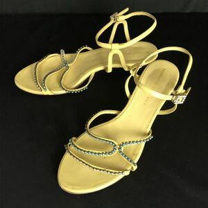 ツモリチサト/tsumori chisato walk★アンクルストラップサンダル【24/黄/YELLOW】Shoes/sandal◆Q-230