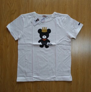 【新品】 ミキハウス キングくん 半袖 Tシャツ 150cm 日本製 白 