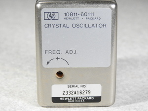 【HPマイクロ波】　HP10811-60111 Quartz Crystal Oscillators 10MHz HP10811D/E相当 本体のみ基板無し 動作簡易確認済 現状渡しジャンク品