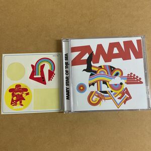 ZWAN/MARY STAR OF THE SEA domestic record sticker 2 sheets use BILLY CORGAN Smashing Pumpkins DAVID PAJO Slint PAPA M Pixies The Entrance Band