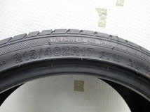 送料無料!! 215-40R17 9.5-9分山 WINRUN 2022年製 中古タイヤ1本(GM-6470）_画像4