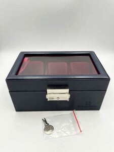未使用品　グランドセイコー 特製ボックス　ネイビー　時計BOX 3本用　非売品 時計ケース GRAND SEIKO 60周年　スプリングドライブ　箱　