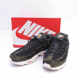 153s NIKE×Carhartt WIP ナイキ カーハート AIR MAX 95 WIP エアマックス AV3866-001 US8.5 26.5cm 箱有 ※中古