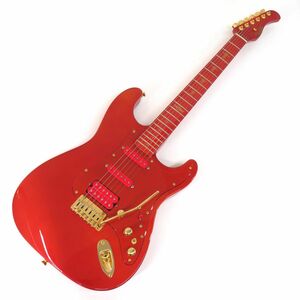 092s☆Combat combat Stratocaster SSH All Red красный Fender Stratocaster электрогитара ※ б/у 